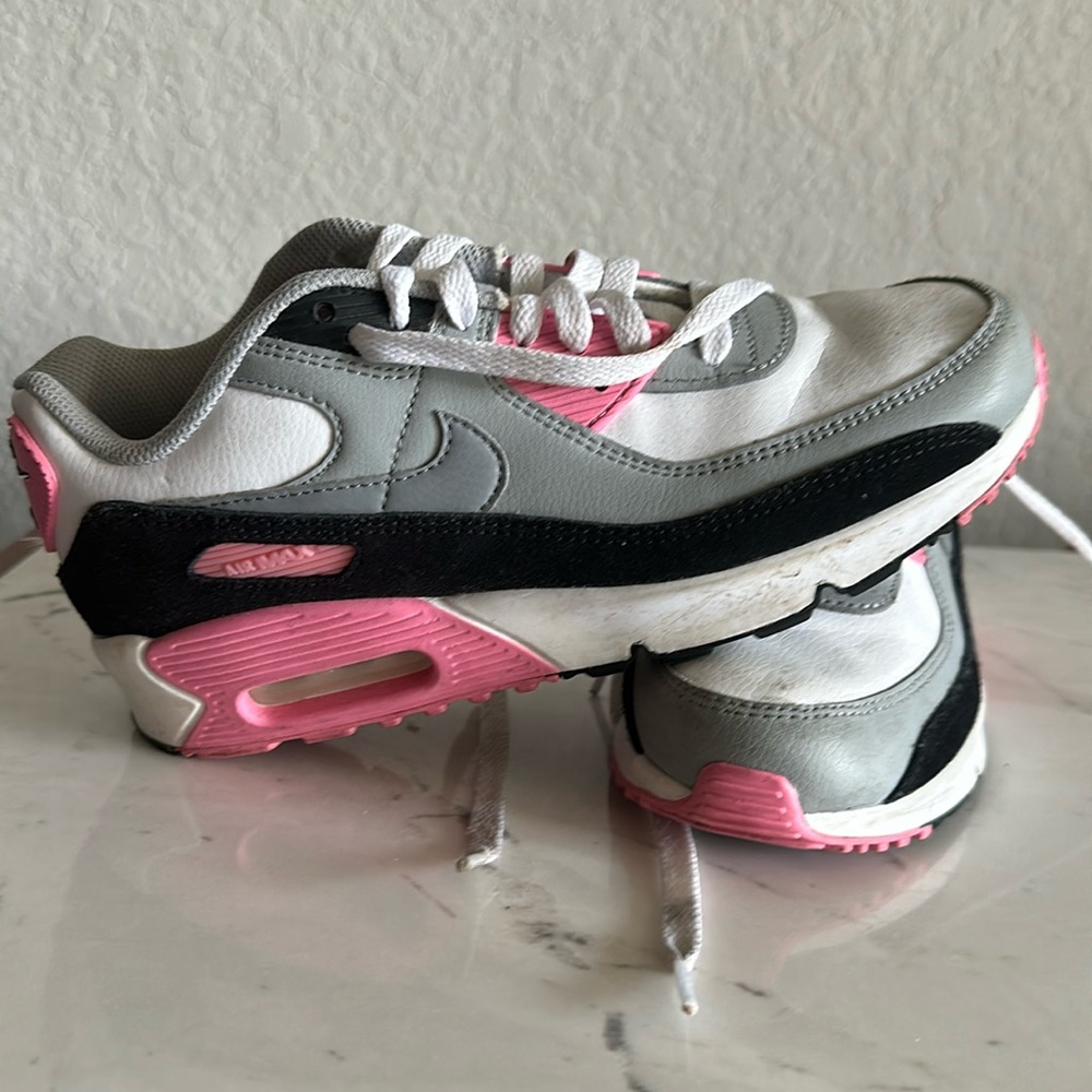 Pink Nike air max sneakers
